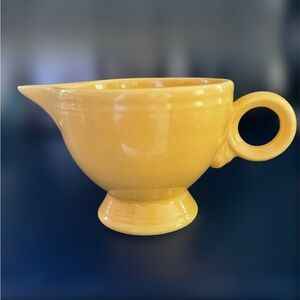 Fiesta Fiestaware Vintage Yellow Creamer Cream Pitcher Circa 1936-1969 EC